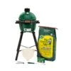 Big Green Egg 13 In. MiniMax EGG Package With Folding Nest Charcoal Kamado Grill And Smoker Green