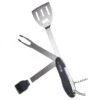 Mad Man Stainless Steel Black/Silver Grill Multi-Tool 1 Pk
