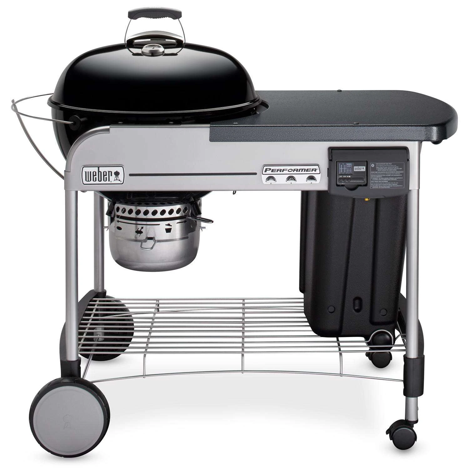 Weber 22 In. Performer Deluxe Charcoal Grill Black 1 Weber 22 In. Performer Deluxe Charcoal Grill Black