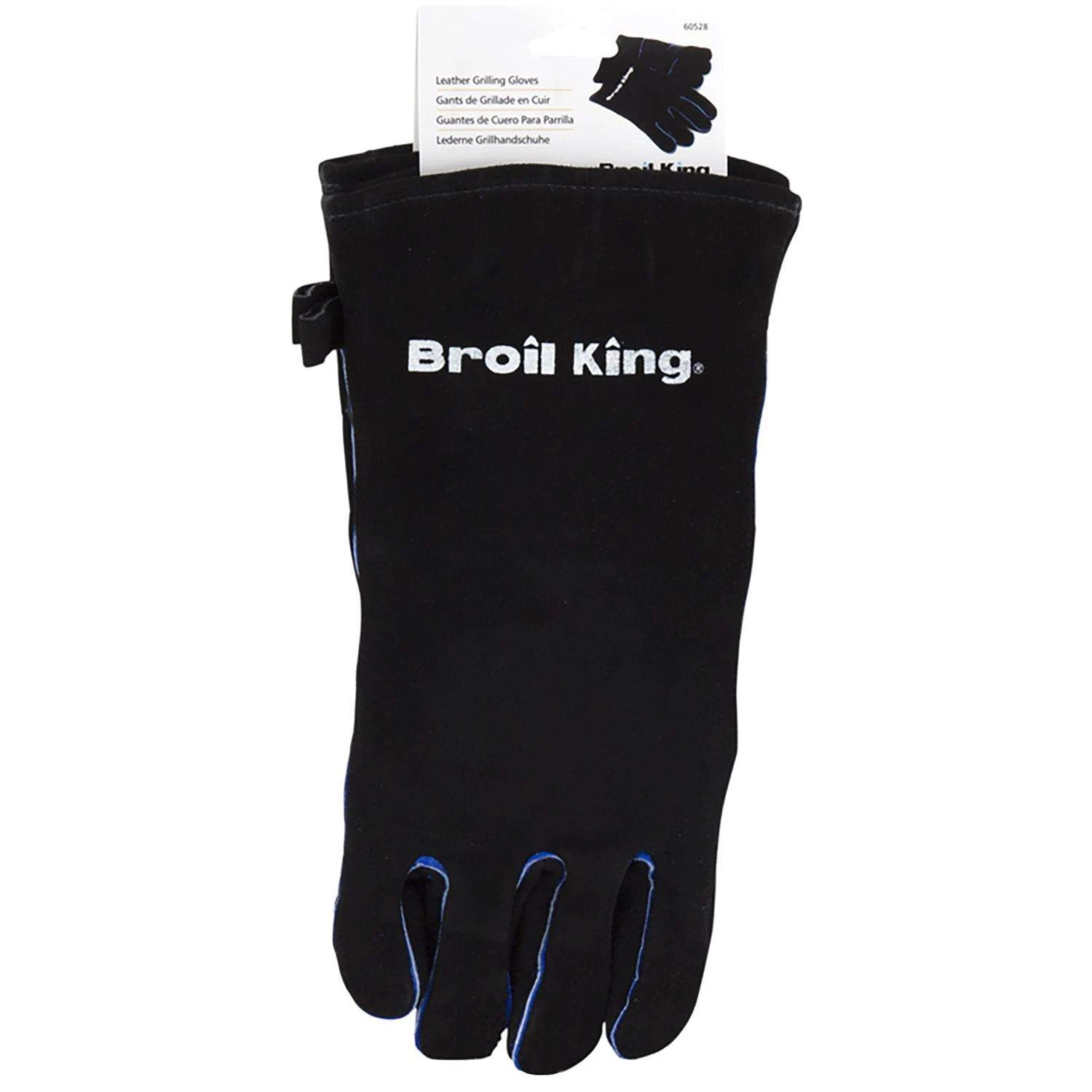 Broil King Leather Grilling Gloves 15 In. L X 7 In. W 1 Pair 3 Broil King Leather Grilling Gloves 15 In. L X 7 In. W 1 Pair - Image 3