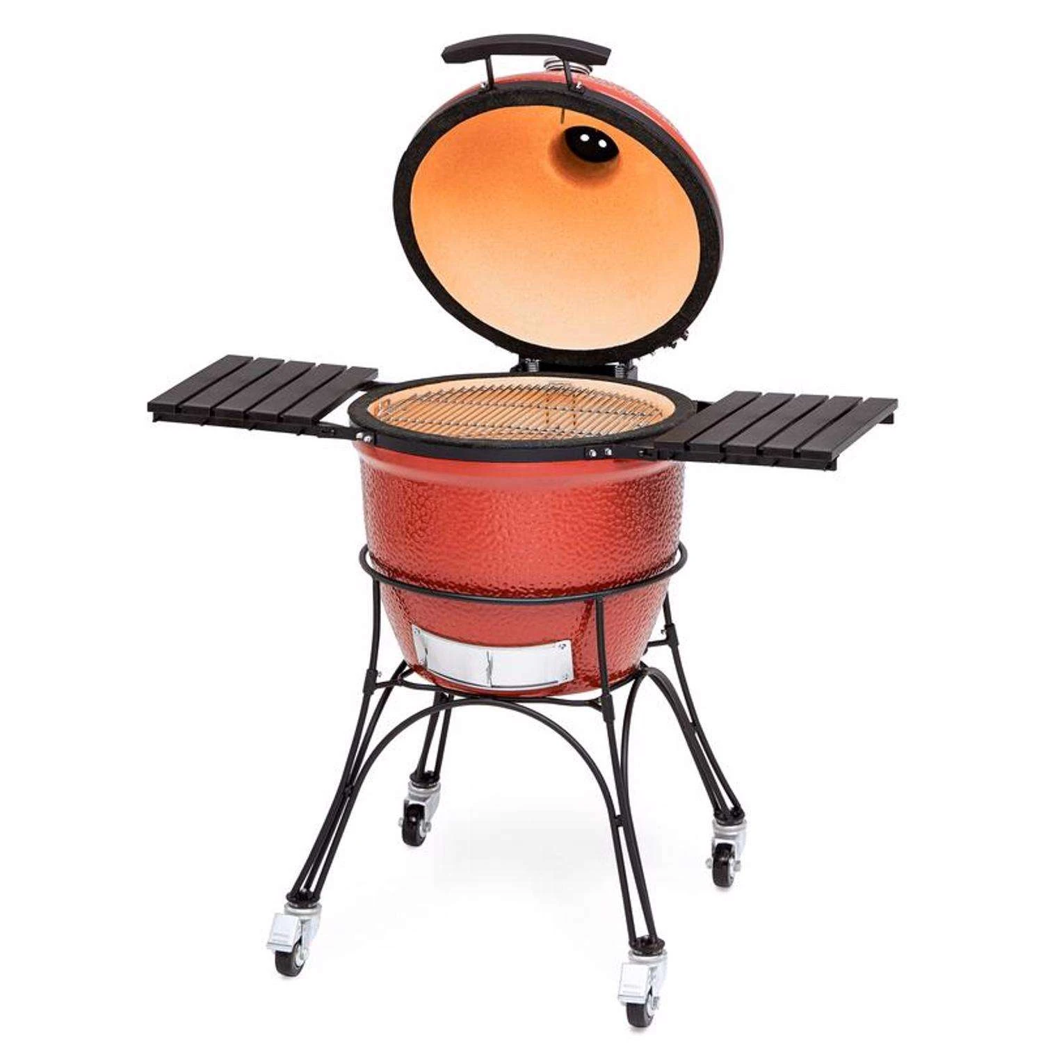 Kamado Joe 18 In. Classic I Charcoal Kamado Grill And Smoker Red 2 Kamado Joe 18 In. Classic I Charcoal Kamado Grill And Smoker Red - Image 2