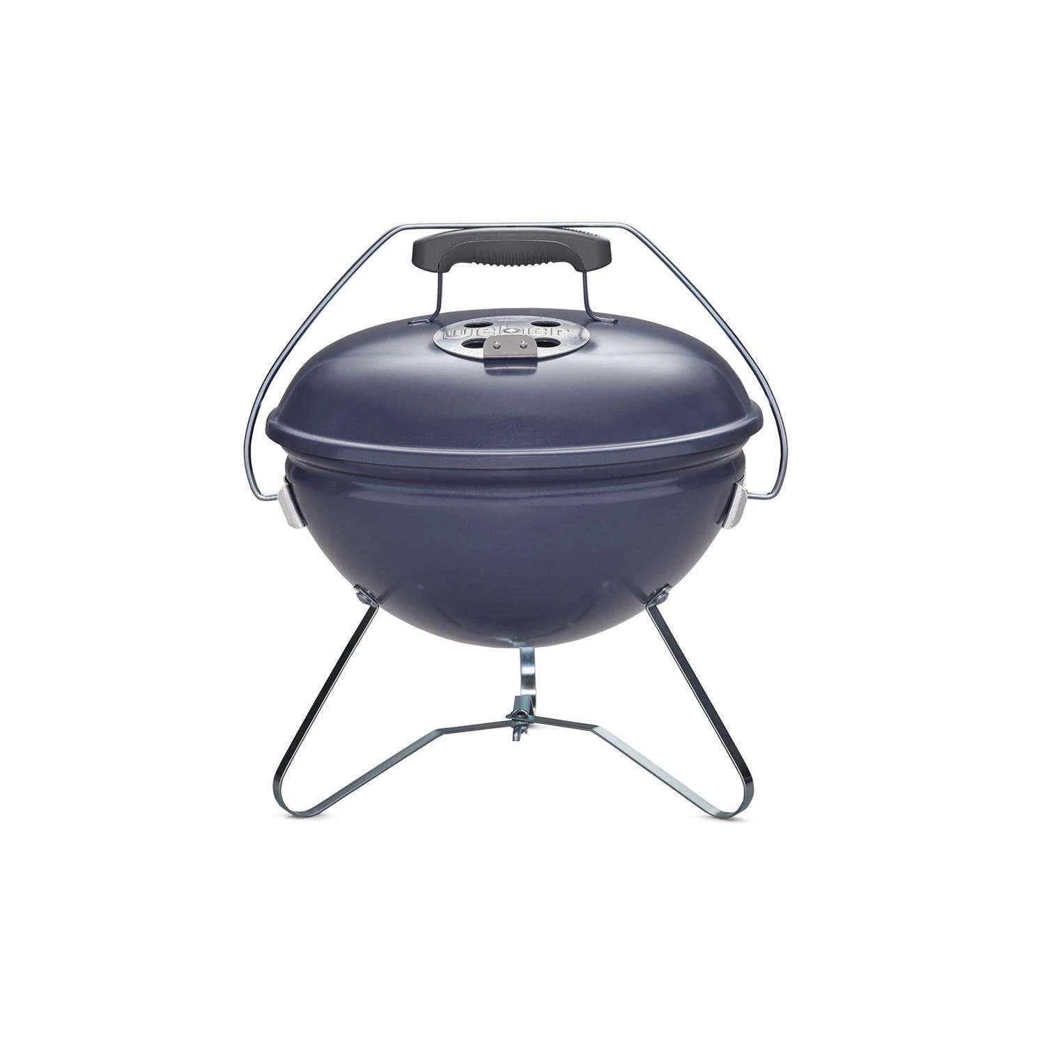 Weber 14 In. Smokey Joe Premium Charcoal Grill Slate Blue 1 Weber 14 In. Smokey Joe Premium Charcoal Grill Slate Blue