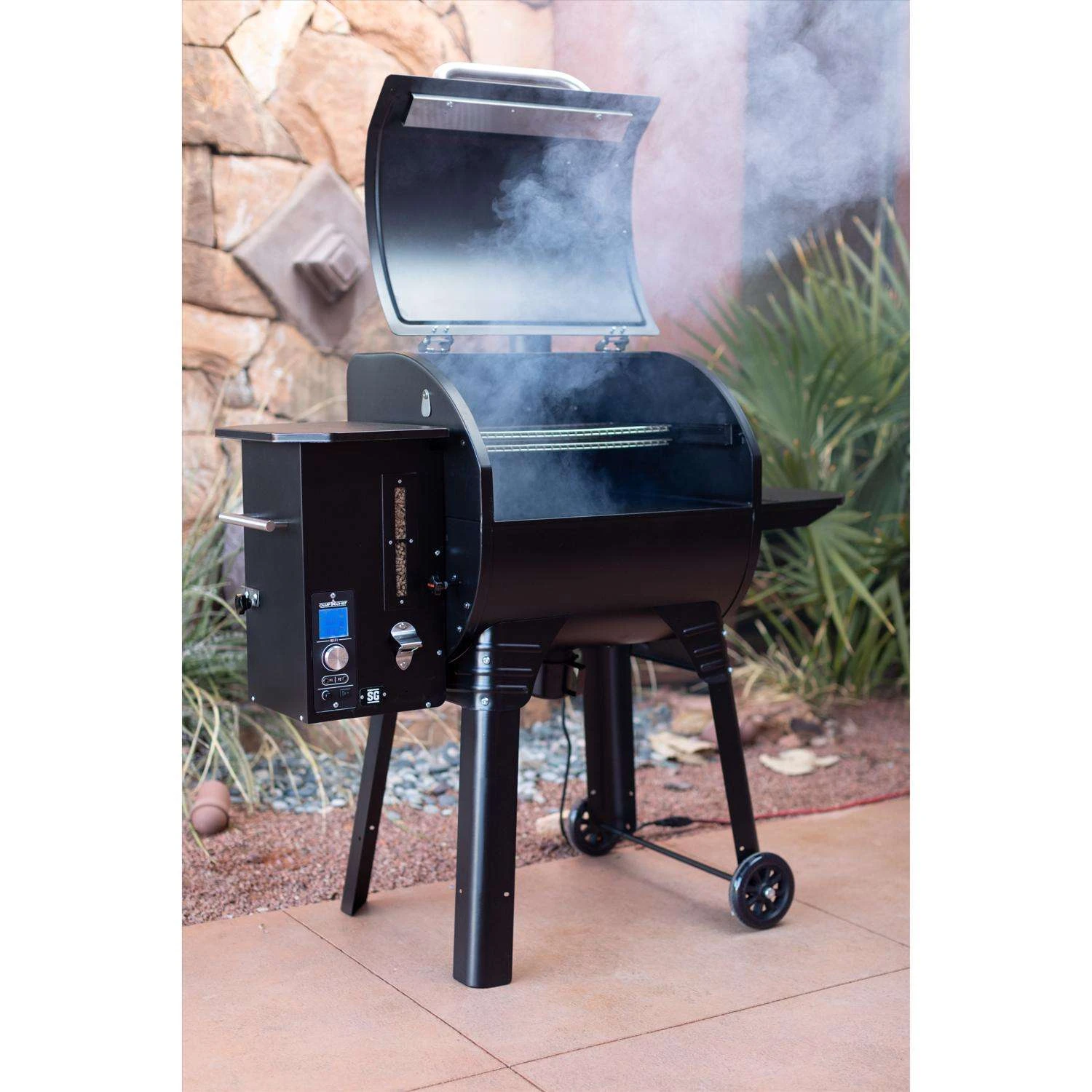 Camp Chef SmokePro Wood Pellet Bluetooth And WiFi Grill And Smoker Black 7 Camp Chef SmokePro Wood Pellet Bluetooth And WiFi Grill And Smoker Black - Image 7
