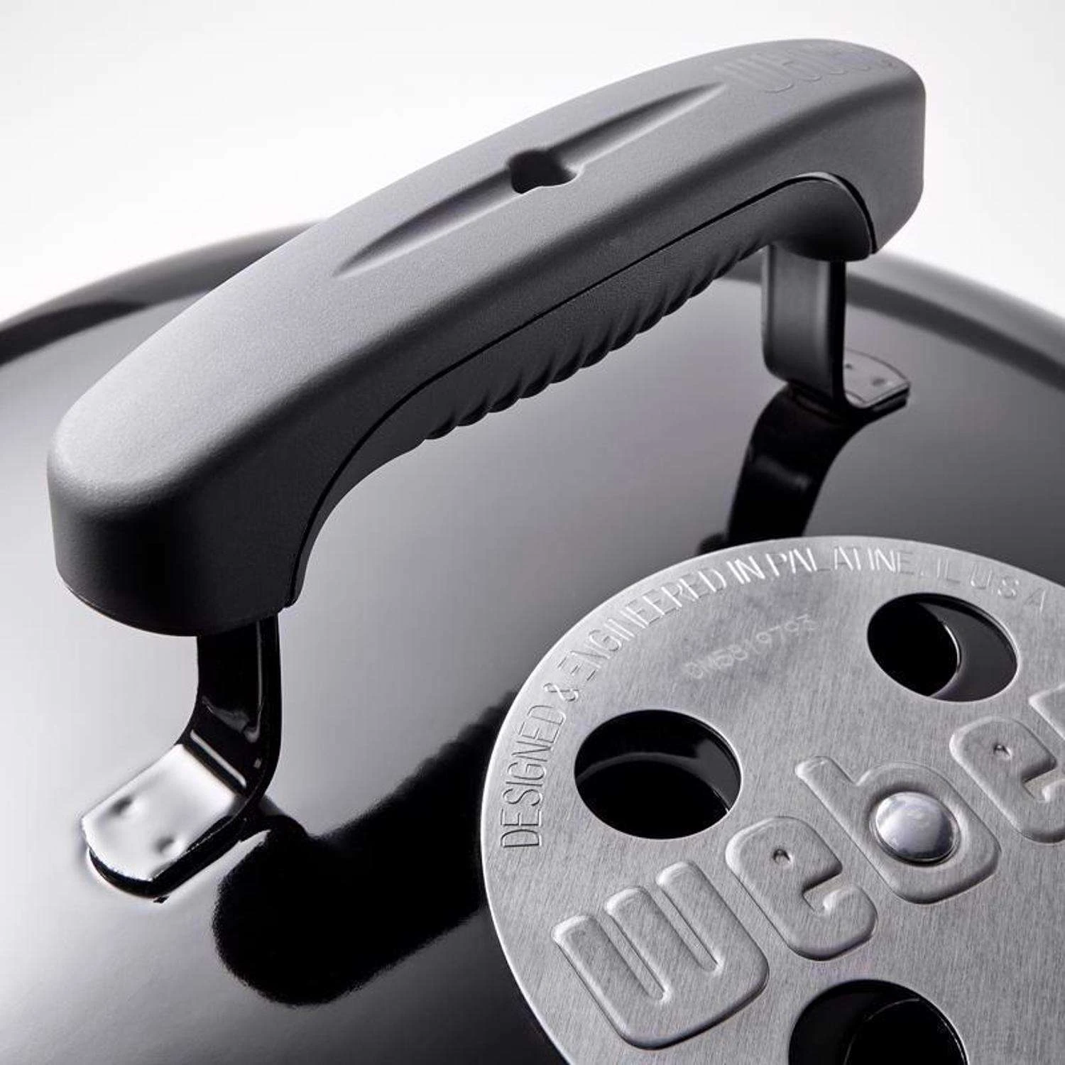 Weber 14 In. Smokey Joe Premium Charcoal Grill Slate Blue 7 Weber 14 In. Smokey Joe Premium Charcoal Grill Slate Blue - Image 7