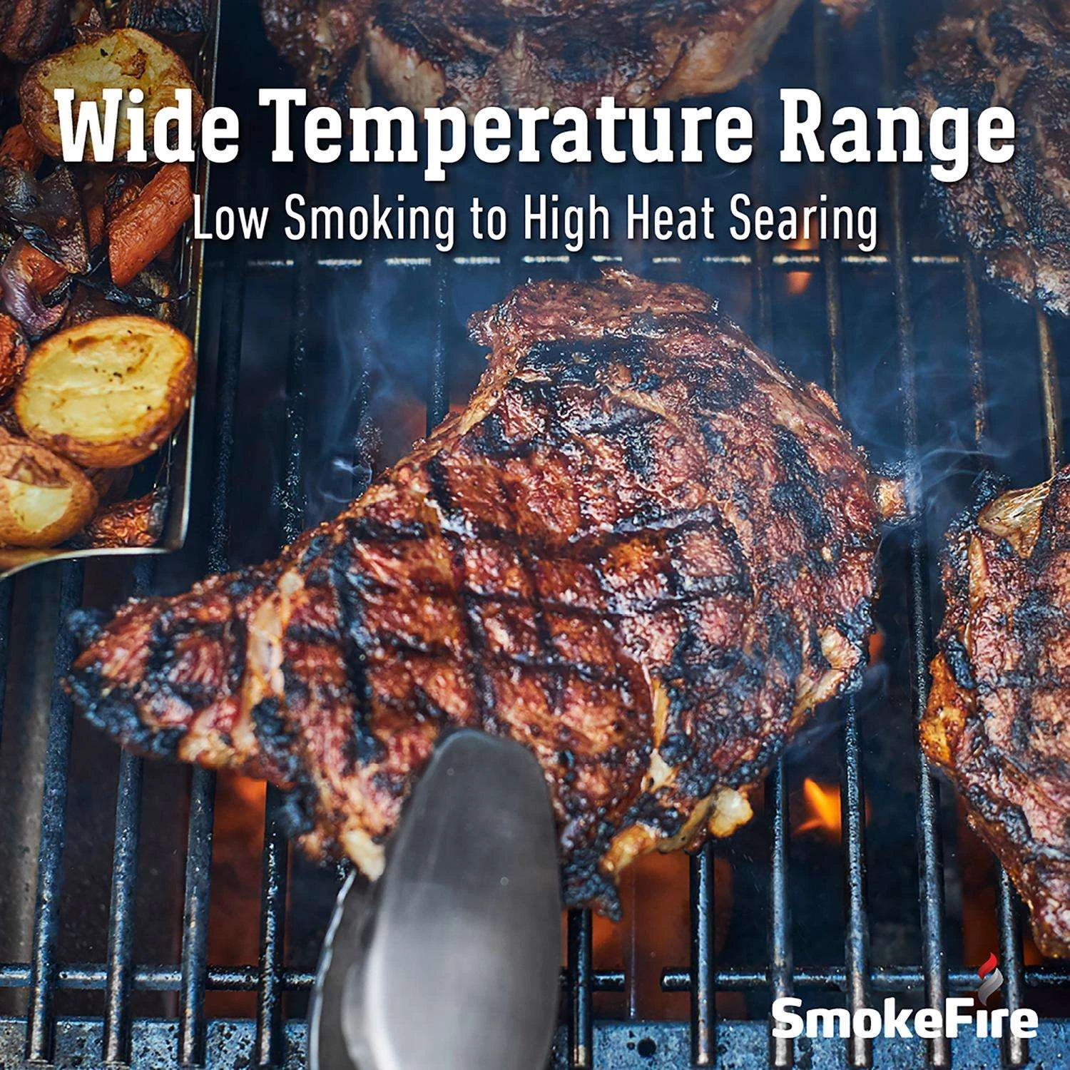 Weber SmokeFire EX4 2nd Gen Wood Pellet WiFi Grill Black 3 Weber SmokeFire EX4 2nd Gen Wood Pellet WiFi Grill Black - Image 3