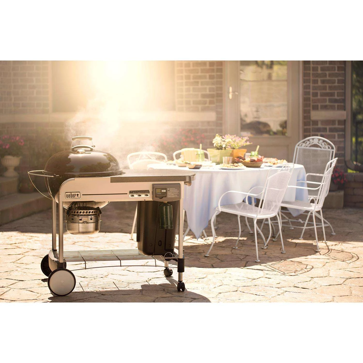 Weber 22 In. Performer Deluxe Charcoal Grill Black 9 Weber 22 In. Performer Deluxe Charcoal Grill Black - Image 9