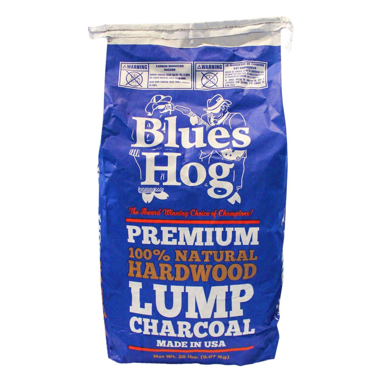 Blues Hog All Natural Hardwood Lump Charcoal 20 Lb 1 Blues Hog All Natural Hardwood Lump Charcoal 20 Lb
