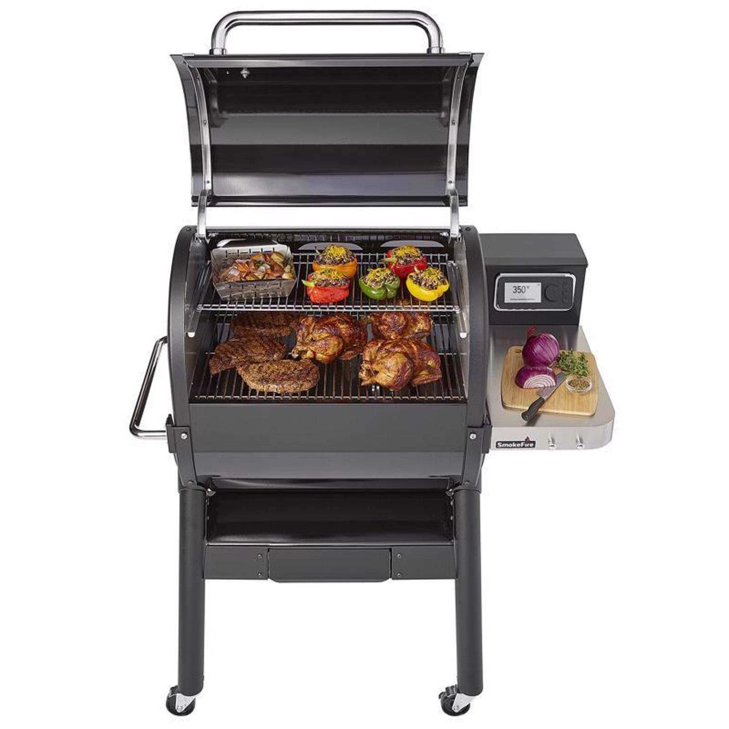 Weber SmokeFire EX4 2nd Gen Wood Pellet WiFi Grill Black 2 Weber SmokeFire EX4 2nd Gen Wood Pellet WiFi Grill Black - Image 2