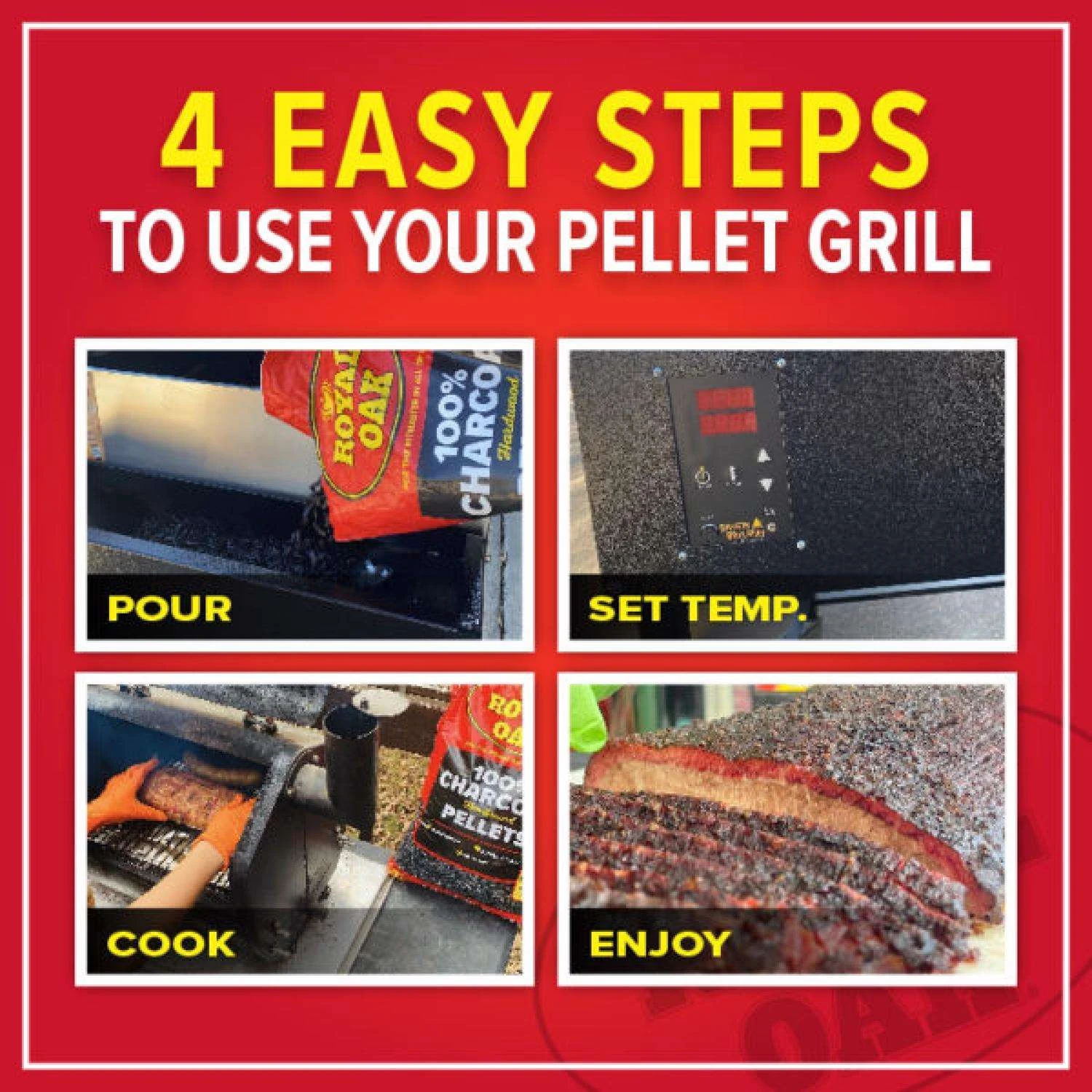 Royal Oak Hardwood Charcoal Pellets 20 Lb 6 Royal Oak Hardwood Charcoal Pellets 20 Lb - Image 6