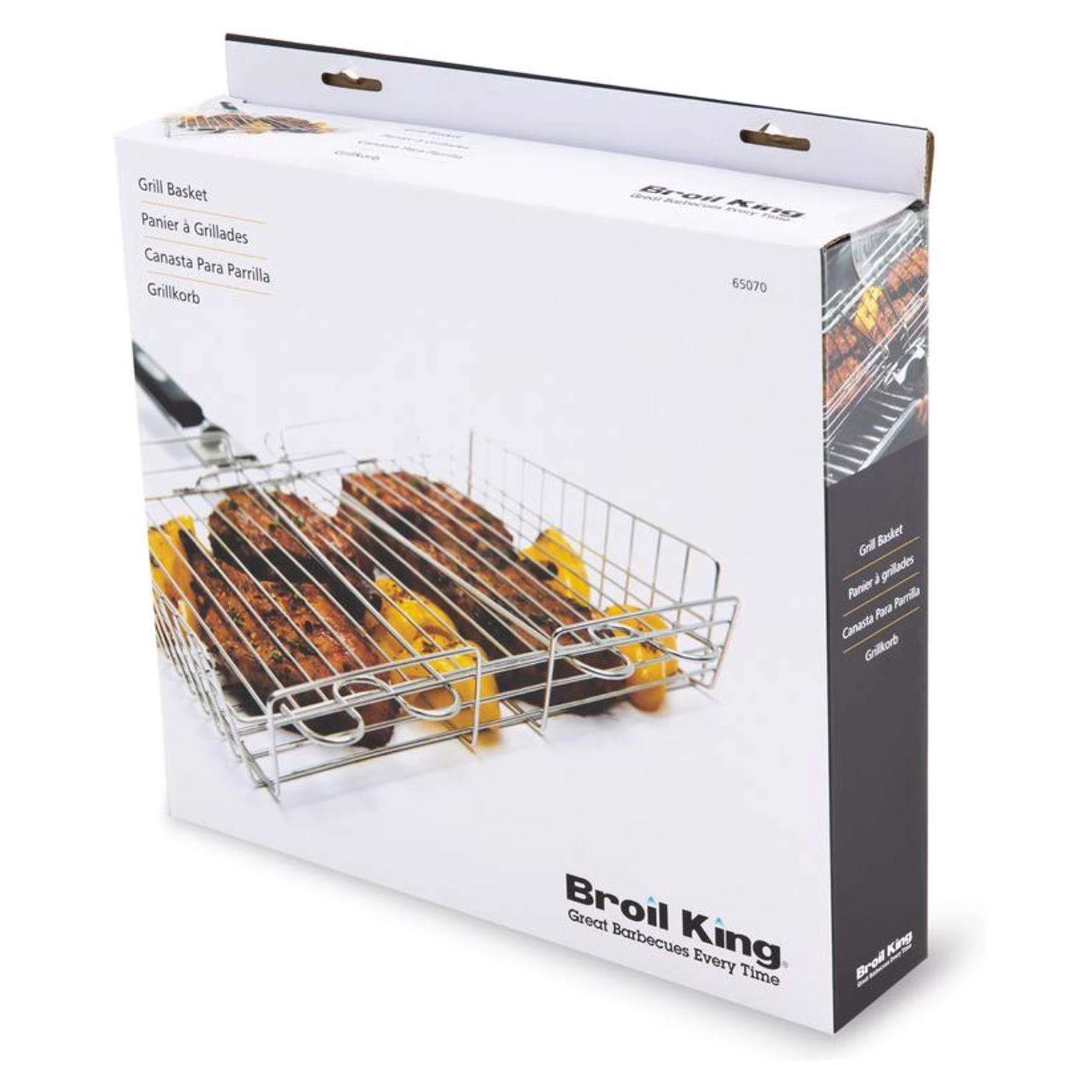 Broil King Stainless Steel Grill Basket 12 In. L X 22.1 In. W 1 Pk 3 Broil King Stainless Steel Grill Basket 12 In. L X 22.1 In. W 1 Pk - Image 3