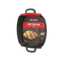Grill Mark Cast Iron Deep Dish Pan 12.8 In. L X 10.3 In. W 1 Pk -The Grill Spot a8270b1d fe68 43fc bd02 db9ff38d520c