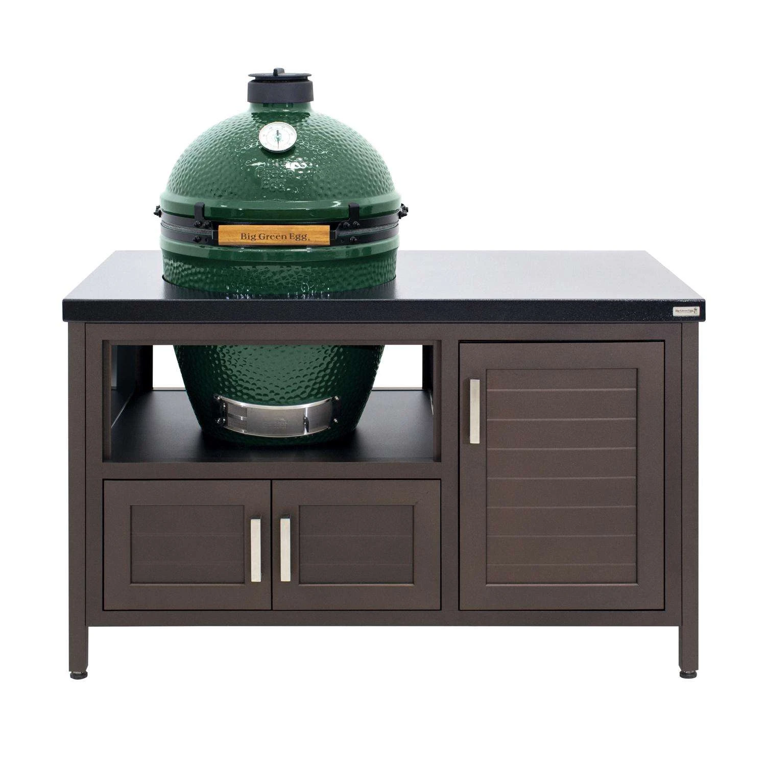 Big Green Egg 18.25 In. Large EGG Package With 53" Modern Farmhouse Table Charcoal Kamado Grill And 1 Big Green Egg 18.25 In. Large EGG Package With 53" Modern Farmhouse Table Charcoal Kamado Grill And