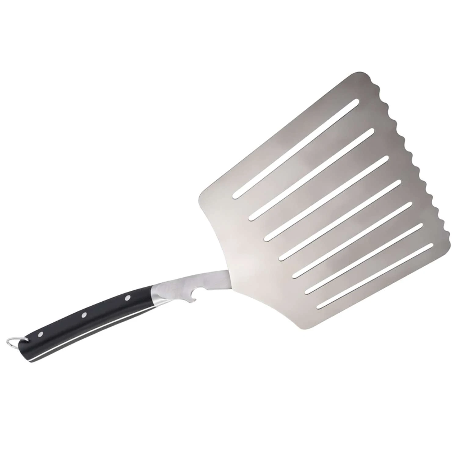 Oklahoma Joe's Stainless Steel Black/Silver Grill Spatula 1 Pc 2 Oklahoma Joe's Stainless Steel Black/Silver Grill Spatula 1 Pc - Image 2