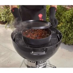 Weber Cast Iron/Porcelain Dutch Oven 7 Qt 4.83 In. L X 16.68 In. W 1 Pc -The Grill Spot b30db8ff 0cf6 40e6 9bca 0f96e713e57c