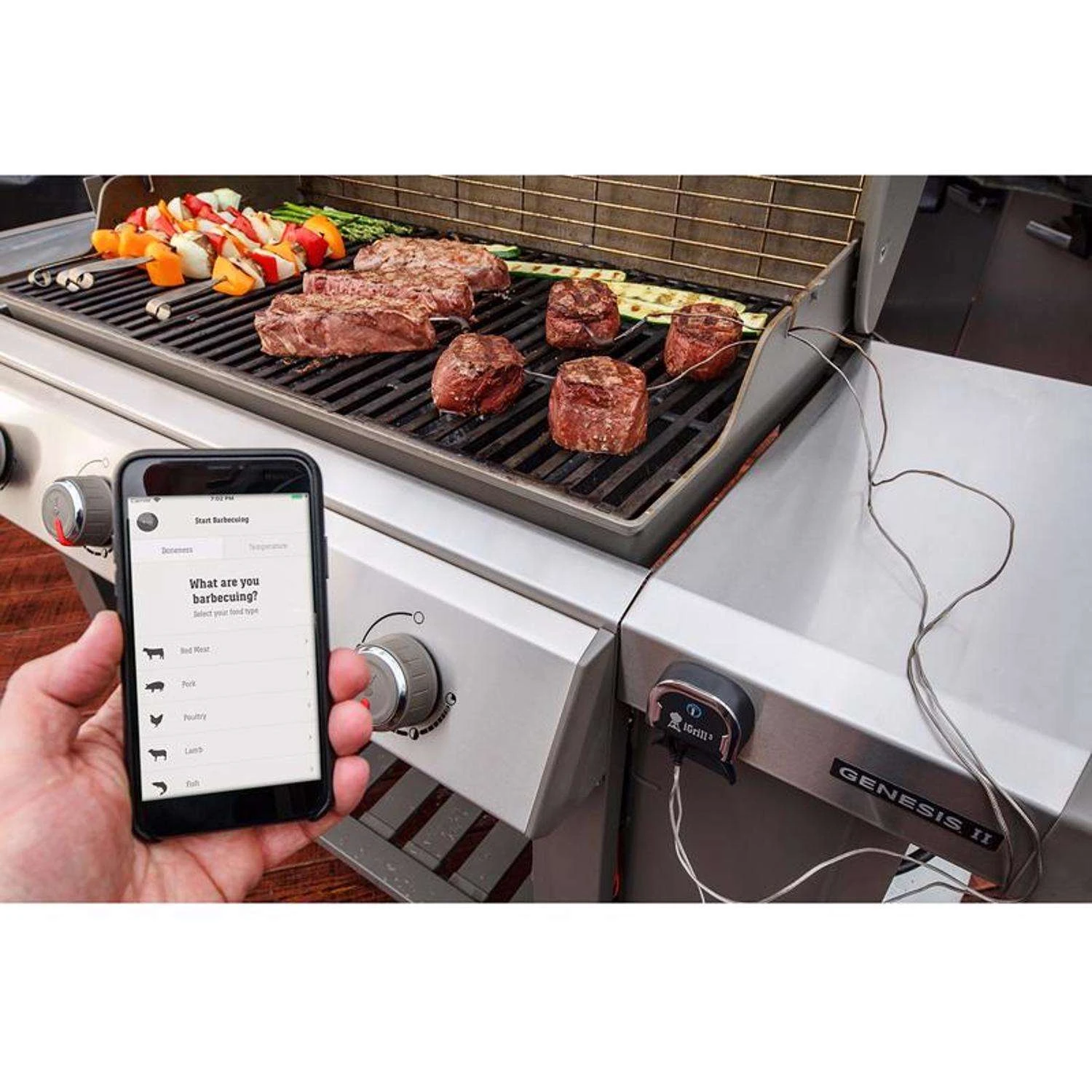 Weber IGrill 3 Digital Bluetooth Enabled Grill/Meat Thermometer 2 Weber IGrill 3 Digital Bluetooth Enabled Grill/Meat Thermometer - Image 2