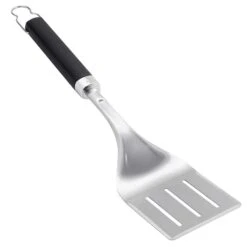 Weber Precision Stainless Steel Black/Silver Grill Spatula 1 Pc