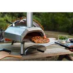 Ooni Karu 12 In. Charcoal/Wood Chunk Outdoor Pizza Oven Silver -The Grill Spot b70d10b1 72ad 4ae7 bc99 f33b60eb6469