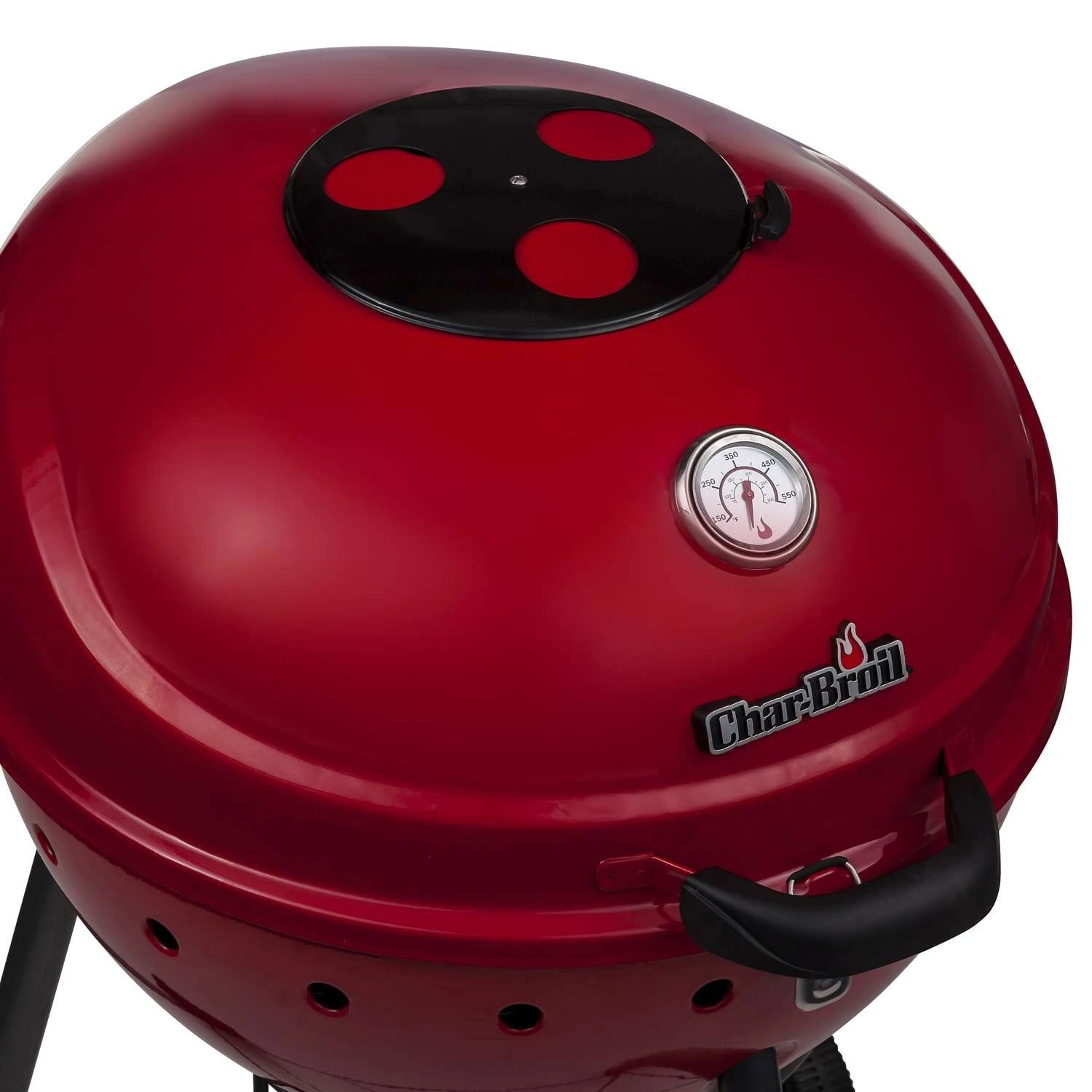 Char-Broil 21 In. Kettelman TRU-Infrared Charcoal Grill Red 3 Char-Broil 21 In. Kettelman TRU-Infrared Charcoal Grill Red - Image 3