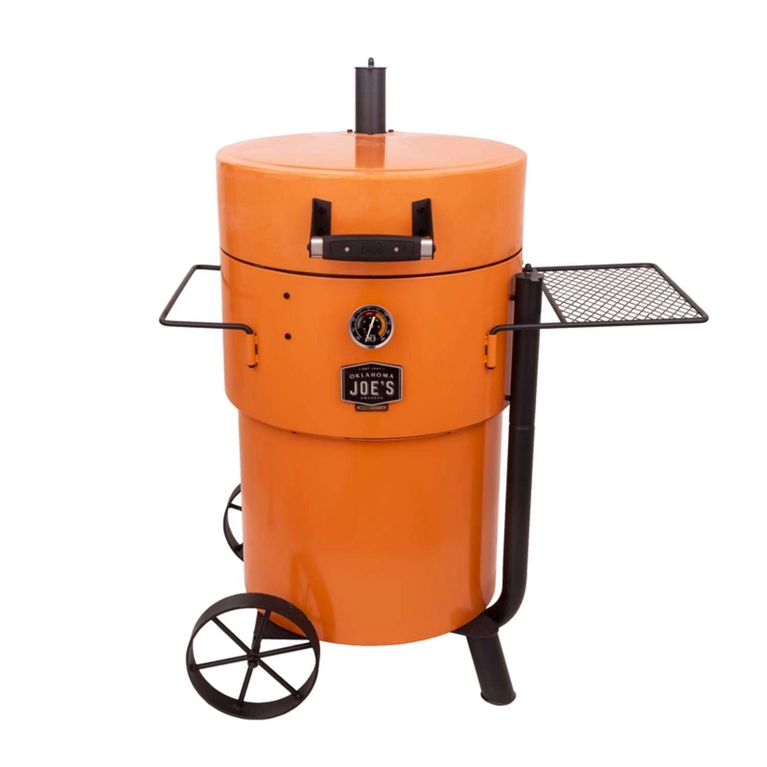 Oklahoma Joe's 21 In. Bronco Pro Charcoal Grill And Smoker Orange 1 Oklahoma Joe's 21 In. Bronco Pro Charcoal Grill And Smoker Orange