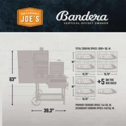 Oklahoma Joe's Bandera Charcoal Vertical Smoker Black 13 Oklahoma Joe's Bandera Charcoal Vertical Smoker Black -The Grill Spot c1e0d952 a9a7 4a9e 9dc9 988492c5a66d