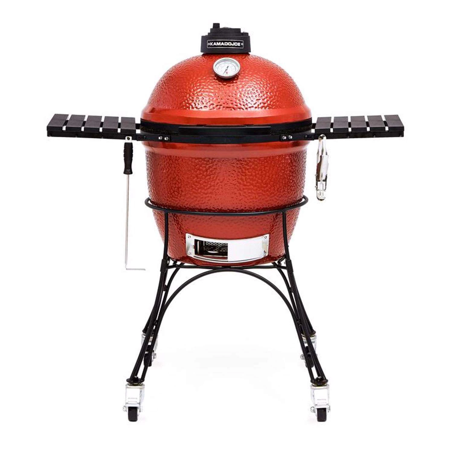 Kamado Joe 18 In. Classic I Charcoal Kamado Grill And Smoker Red 1 Kamado Joe 18 In. Classic I Charcoal Kamado Grill And Smoker Red