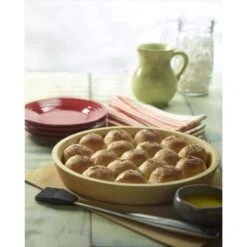 Big Green Egg Ceramic Natural Deep Dish Baking Stone 1 Pk -The Grill Spot c80c60ef d8b0 47c6 9a5f 0497959aff96