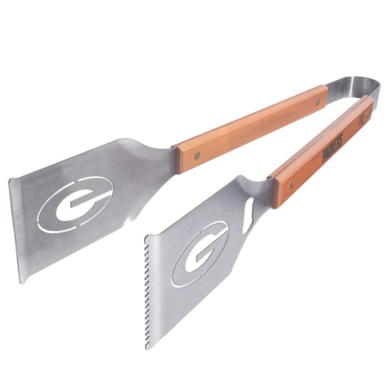 Sportula NFL Stainless Steel Brown/Silver Grill Tongs 1 Pc 1 Sportula NFL Stainless Steel Brown/Silver Grill Tongs 1 Pc