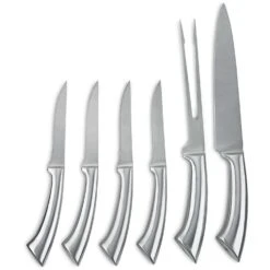 Napoleon Stainless Steel Silver Grilling Knife Set 6 Pc