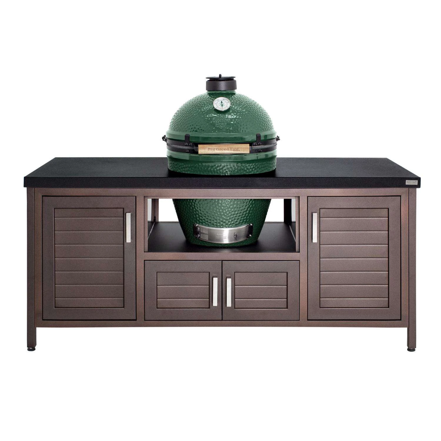 Big Green Egg 18.25 In. Large EGG Package With 72" Modern Farmhouse Table Charcoal Kamado Grill And 1 Big Green Egg 18.25 In. Large EGG Package With 72" Modern Farmhouse Table Charcoal Kamado Grill And