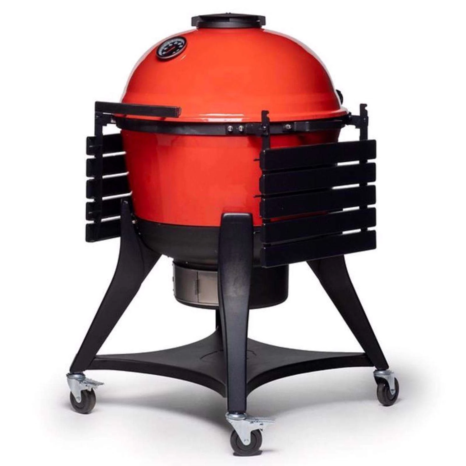 Kamado Joe 22 In. Kettle Joe Charcoal Kamado Grill And Smoker Blazing Red 2 Kamado Joe 22 In. Kettle Joe Charcoal Kamado Grill And Smoker Blazing Red - Image 2