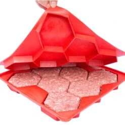 Shape+Store Red Plastic Burger Press 32 Oz 11 Shape+Store Red Plastic Burger Press 32 Oz -The Grill Spot cf9e87d4 3f4d 4b59 8ab3 7e6580a78e7a