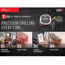 Weber IGrill 2 Digital Bluetooth Enabled Grill/Meat Thermometer 12 Weber IGrill 2 Digital Bluetooth Enabled Grill/Meat Thermometer -The Grill Spot d1f4aa62 6a99 41f6 b8ef 9bd1bea1df87