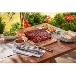 Weber Steel Roasting Rack 17.1 In. L X 10.5 In. W 1 Pk 17 Weber Steel Roasting Rack 17.1 In. L X 10.5 In. W 1 Pk -The Grill Spot d45f15d1 4fdb 417a aca5 891889d372a0