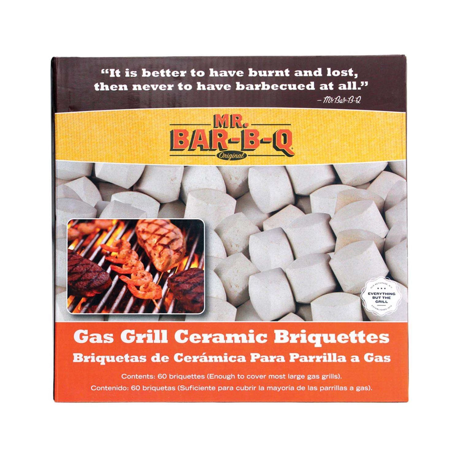 Mr. Bar-B-Q All Natural Original Ceramic Briquettes 7 Lb 1 Mr. Bar-B-Q All Natural Original Ceramic Briquettes 7 Lb
