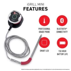 Weber IGrill Mini Digital Bluetooth Enabled Grill/Meat Thermometer 15 Weber IGrill Mini Digital Bluetooth Enabled Grill/Meat Thermometer -The Grill Spot d6dc15c9 c6a7 48df 9f34 ac960aca45f6