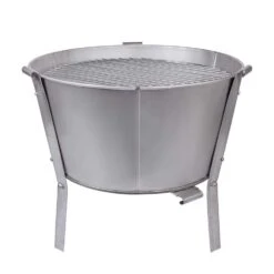 Old Smokey Products 17 In. Charcoal Grill Silver -The Grill Spot dc045fde b779 427c 9351 1db07f5d452b