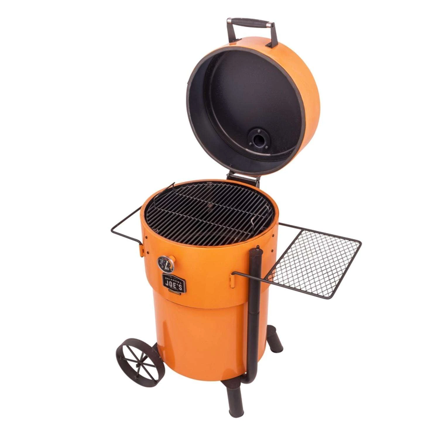 Oklahoma Joe's 21 In. Bronco Pro Charcoal Grill And Smoker Orange 2 Oklahoma Joe's 21 In. Bronco Pro Charcoal Grill And Smoker Orange - Image 2
