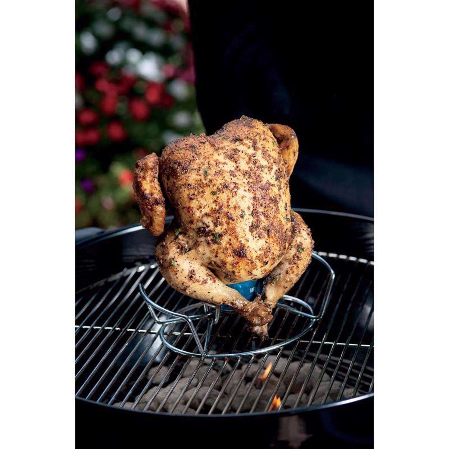 Weber Steel Poultry Roaster 9.3 In. L X 6.2 In. W 1 Pk 6 Weber Steel Poultry Roaster 9.3 In. L X 6.2 In. W 1 Pk - Image 6