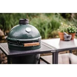 Big Green Egg 18.25 In. Large EGG Package With Modular Nest And Side Table With SS Inserts Charcoal -The Grill Spot e1b5fbb8 de67 4293 ab0b 4cd4914d6abb