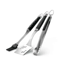 Napoleon Stainless Steel Black/Silver Grill Tool Set 3 Pc