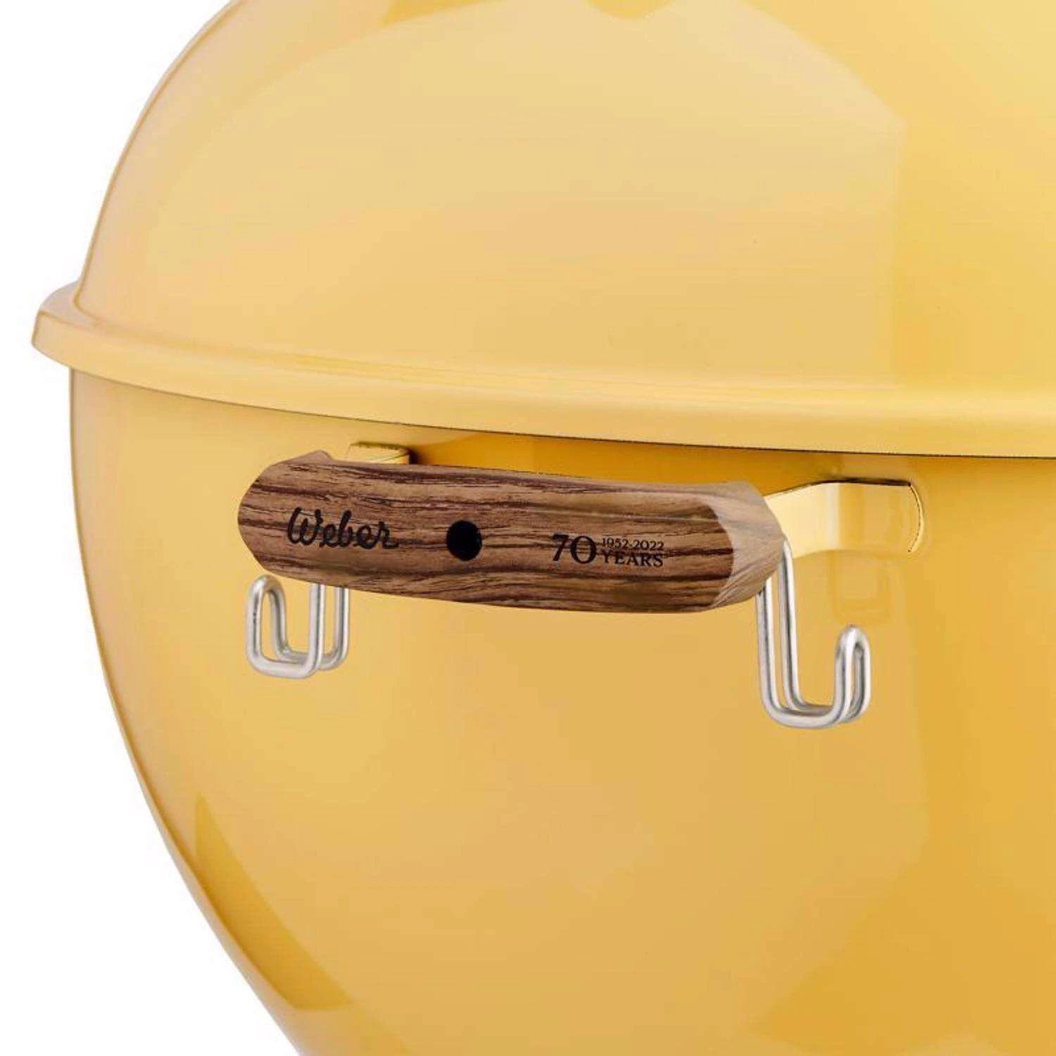 Weber 22 In. 70th Anniversary Kettle Charcoal Grill Hot Rod Yellow 4 Weber 22 In. 70th Anniversary Kettle Charcoal Grill Hot Rod Yellow - Image 4