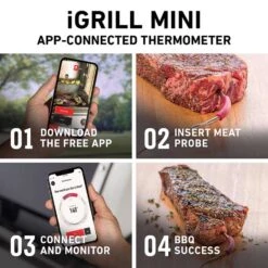 Weber IGrill Mini Digital Bluetooth Enabled Grill/Meat Thermometer 17 Weber IGrill Mini Digital Bluetooth Enabled Grill/Meat Thermometer -The Grill Spot ec63ed26 011c 489b b004 d7f0b0c64c74
