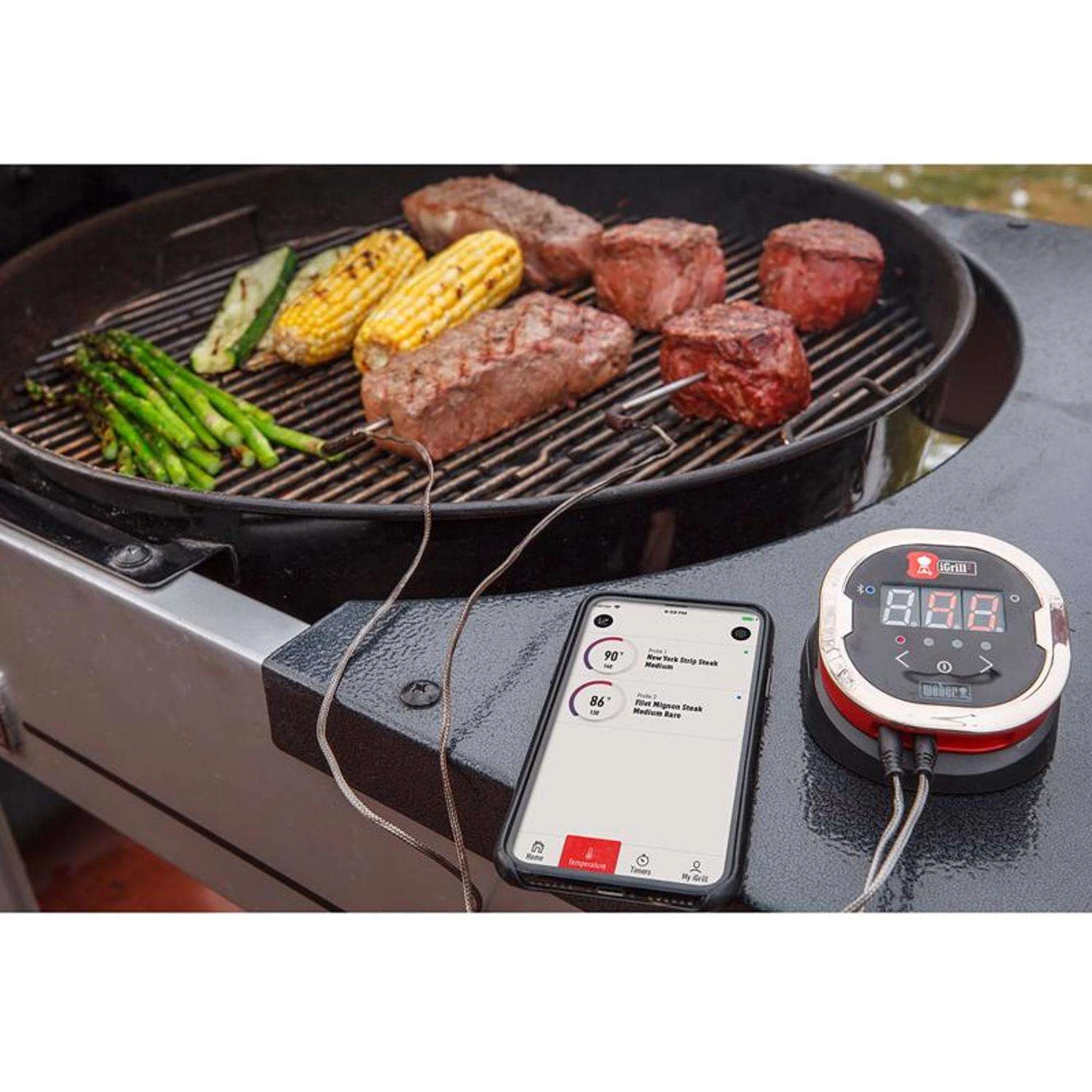 Weber IGrill 2 Digital Bluetooth Enabled Grill/Meat Thermometer 2 Weber IGrill 2 Digital Bluetooth Enabled Grill/Meat Thermometer - Image 2