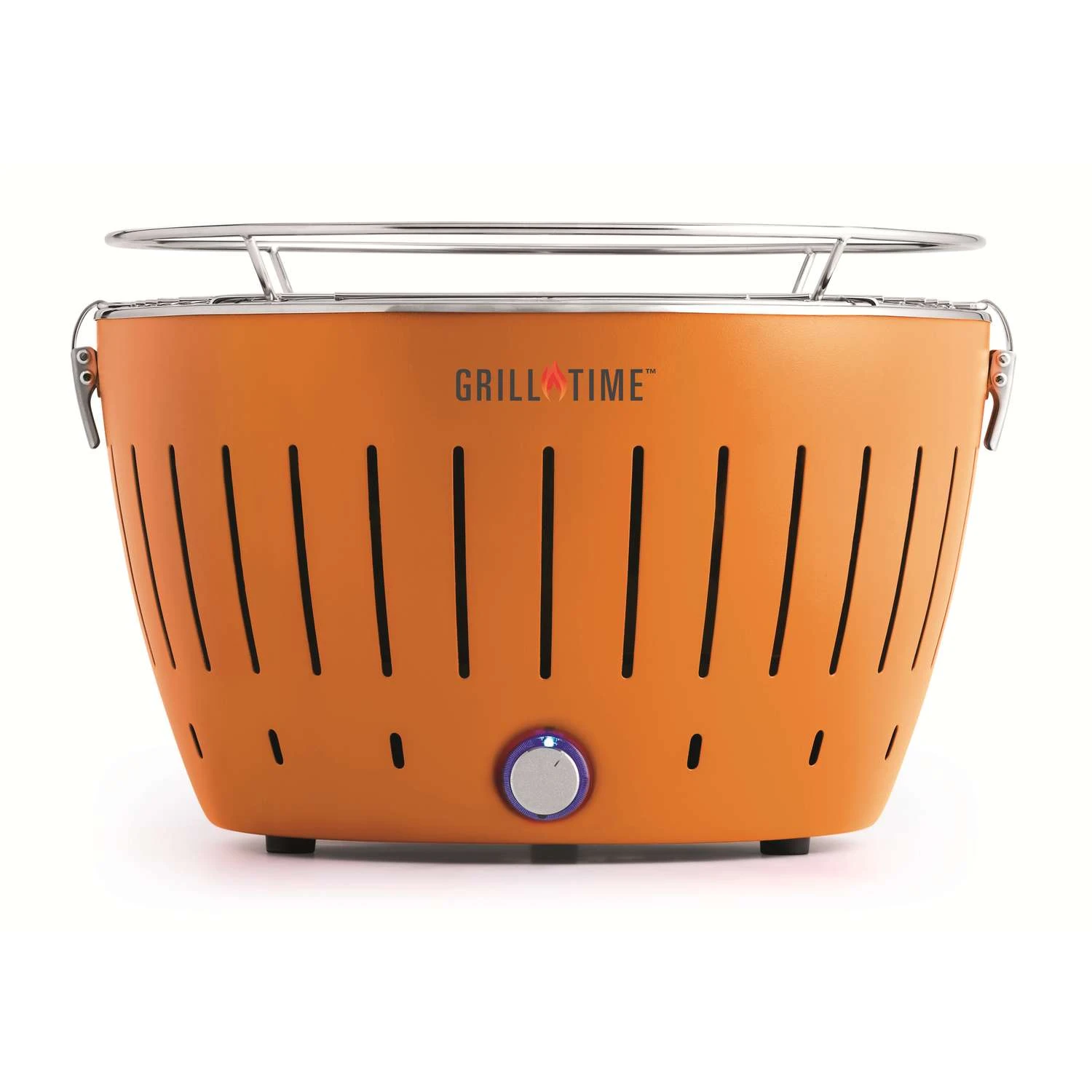 Grill Time 12.5 In. Tailgater GT Charcoal Grill Mandarine Orange 1 Grill Time 12.5 In. Tailgater GT Charcoal Grill Mandarine Orange