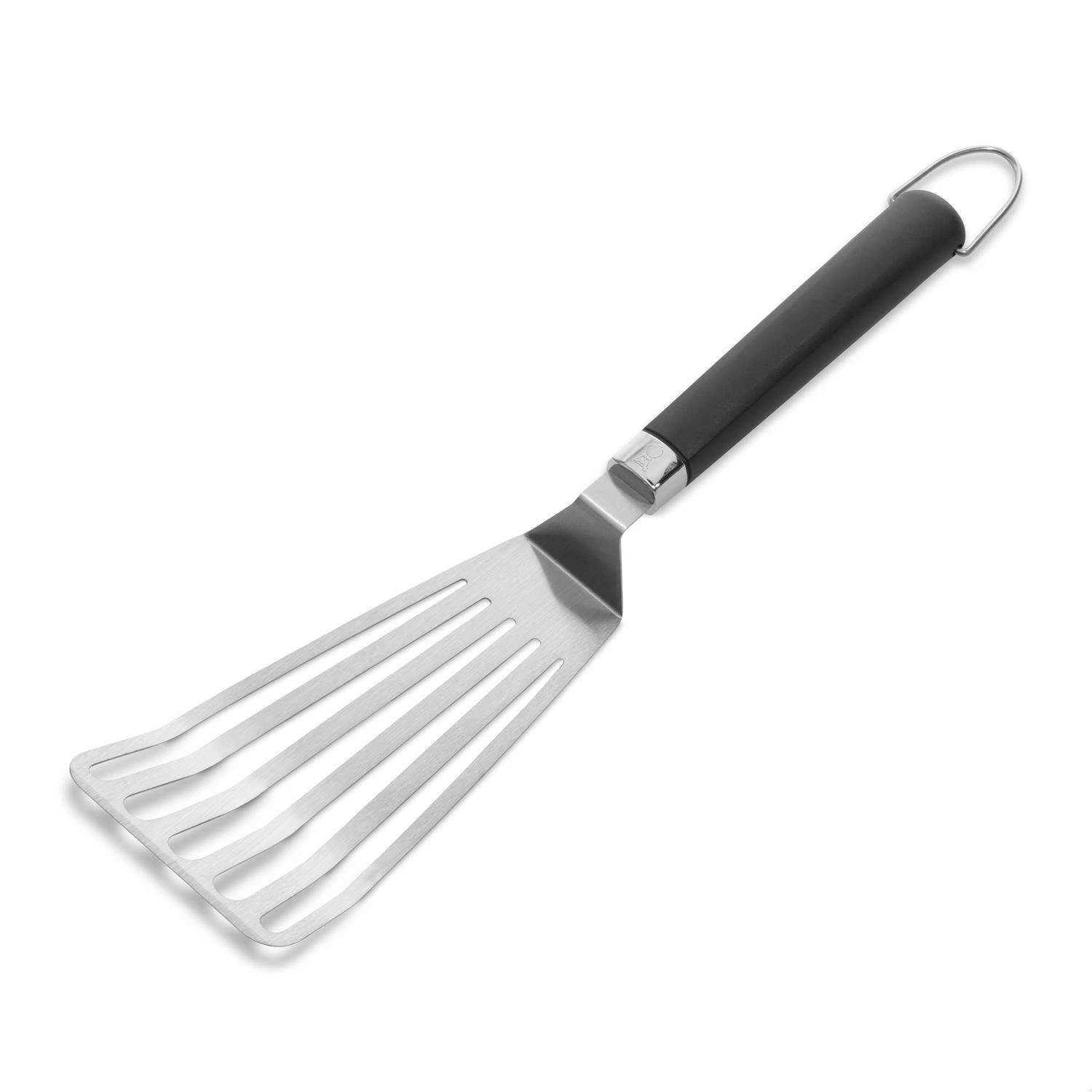 Weber Stainless Steel Black/Silver Grill Spatula 1 Weber Stainless Steel Black/Silver Grill Spatula