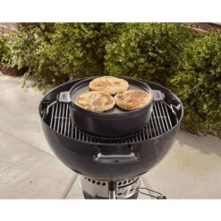 Weber Cast Iron/Porcelain Dutch Oven 7 Qt 4.83 In. L X 16.68 In. W 1 Pc -The Grill Spot f3a2e111 f7d0 44e1 bbfd d9ce1615ec33
