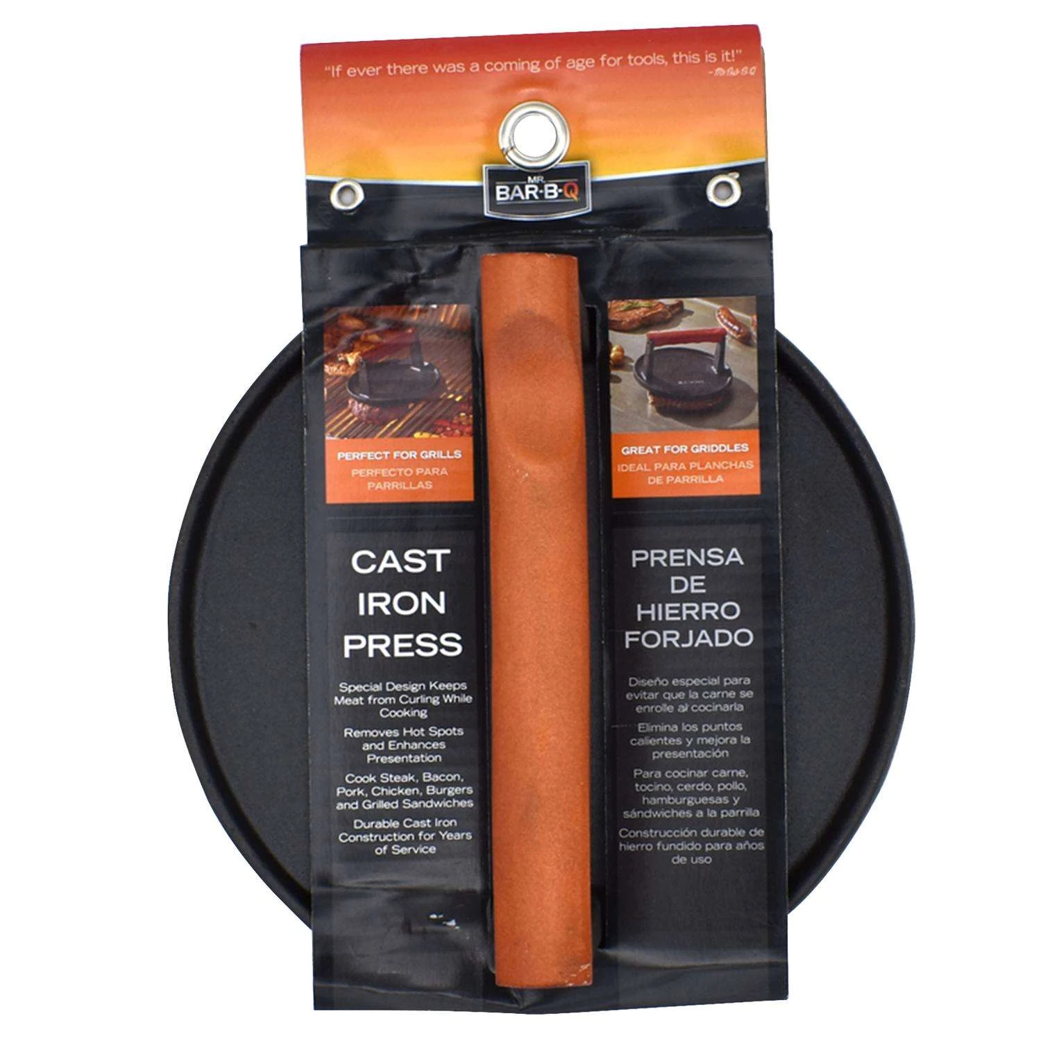 Mr. Bar-B-Q Cast Iron 1 Pk 1 Mr. Bar-B-Q Cast Iron 1 Pk