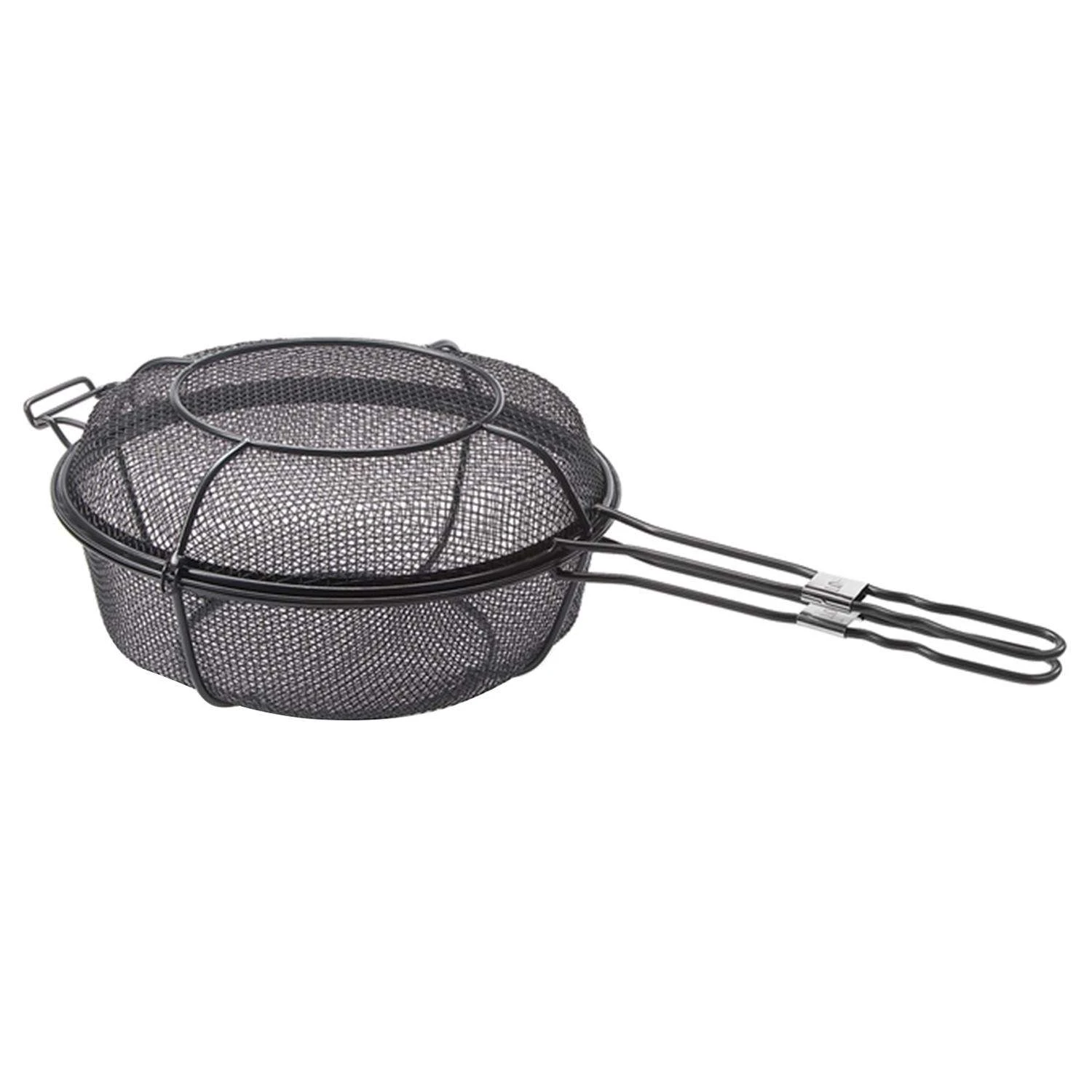 Outset Cast Iron Grill Basket And Skillet 23 In. L 1 Pk 1 Outset Cast Iron Grill Basket And Skillet 23 In. L 1 Pk