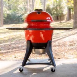 Kamado Joe 22 In. Kettle Joe Charcoal Kamado Grill And Smoker Blazing Red 19 Kamado Joe 22 In. Kettle Joe Charcoal Kamado Grill And Smoker Blazing Red -The Grill Spot f5e855a0 6787 440b bebb 54a646057f79