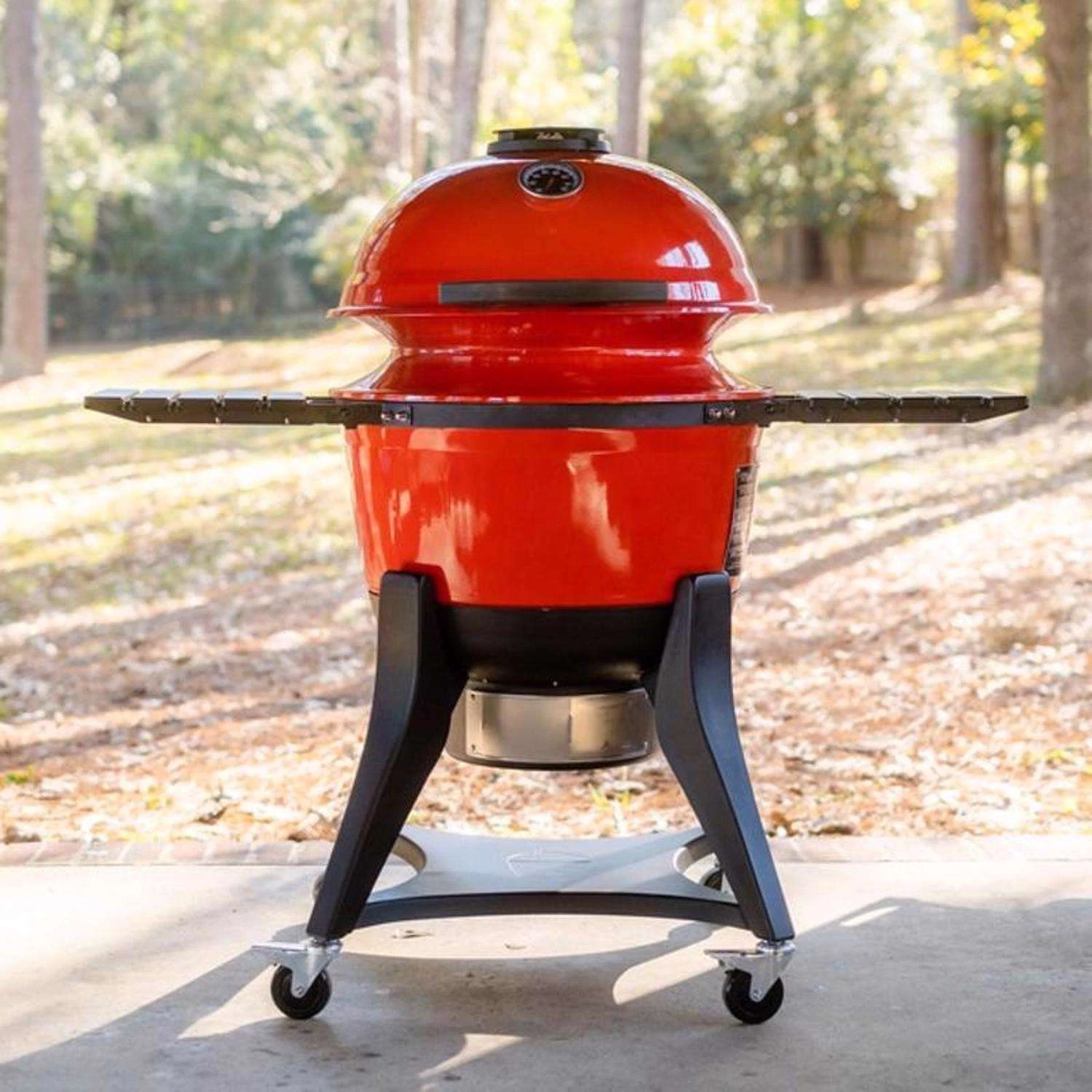 Kamado Joe 22 In. Kettle Joe Charcoal Kamado Grill And Smoker Blazing Red 10 Kamado Joe 22 In. Kettle Joe Charcoal Kamado Grill And Smoker Blazing Red - Image 10